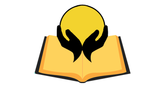 Book with Hands and Ball Icon